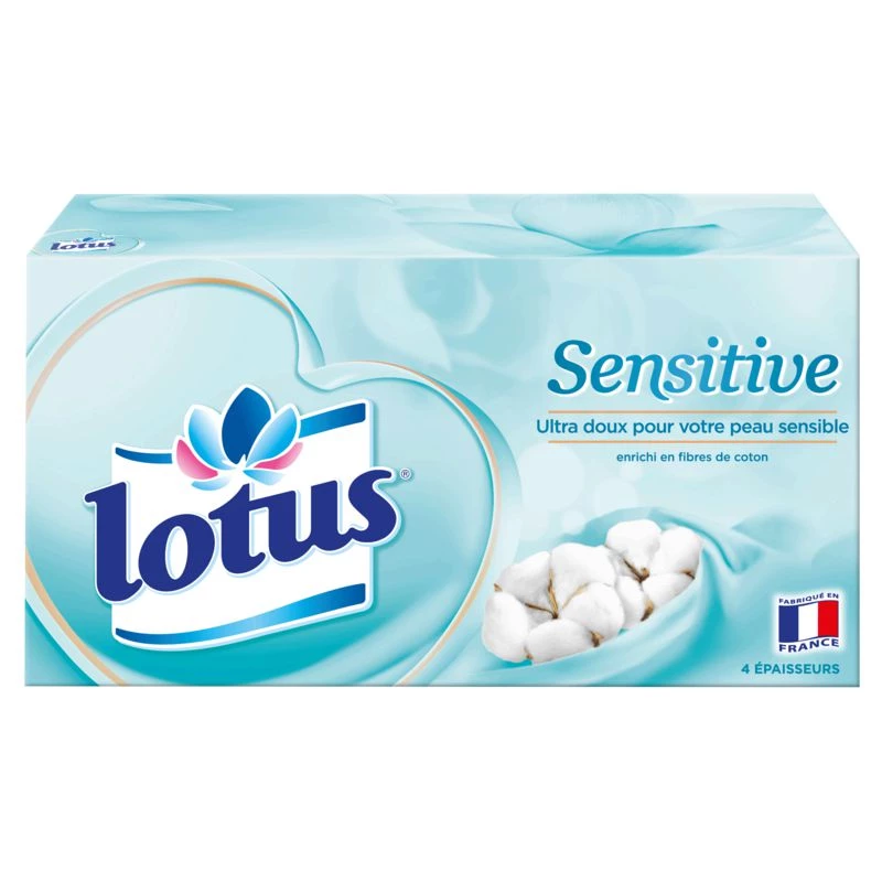 Sensitive Lotus white tissues