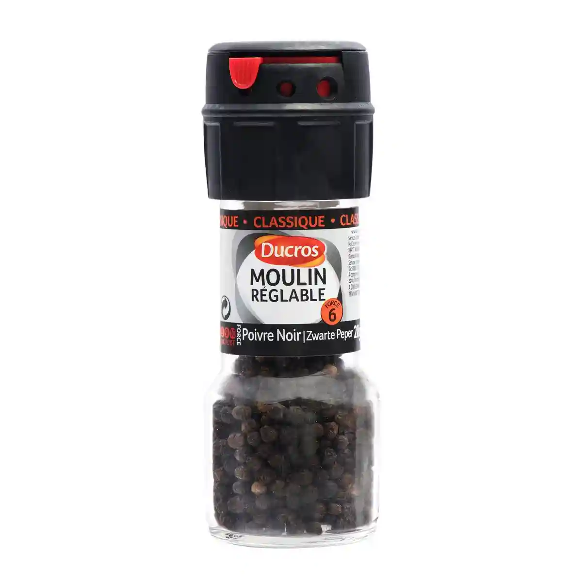 Ducros black peppercorn mill