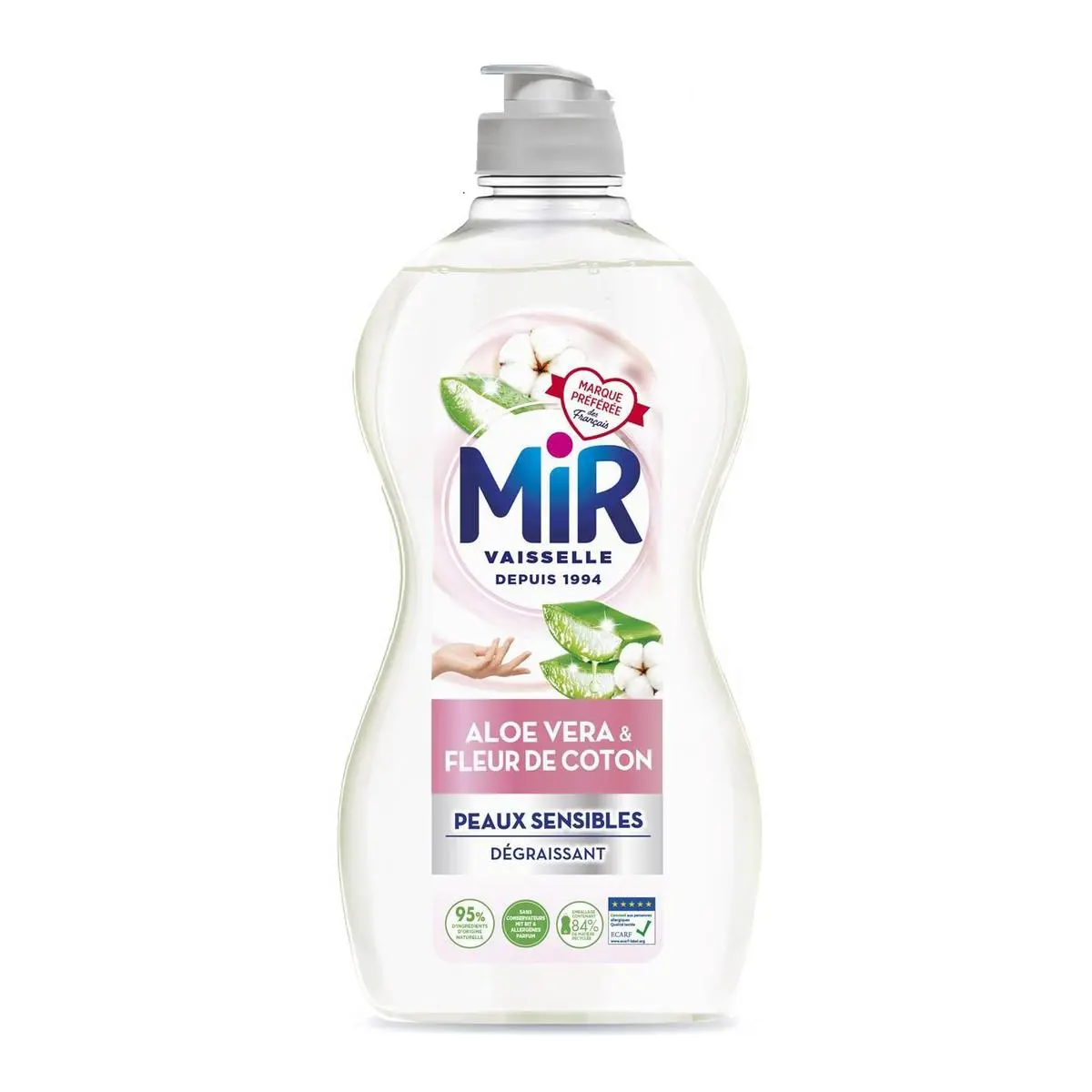 Mir aloe & cotton dishwashing liquid