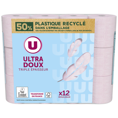 Ultra soft pink toilet paper U