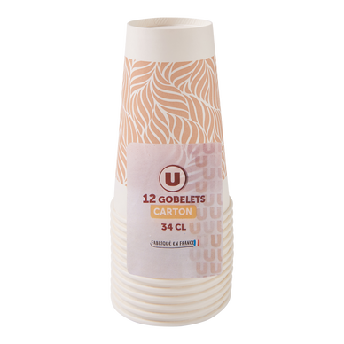 Carton cup 34cl U