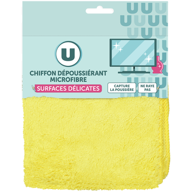 Microfiber cloth for dusting delicate surfaces U