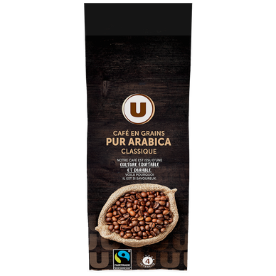 Tasting coffee beans pure Arabica U