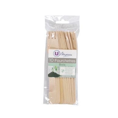 Wooden fork U