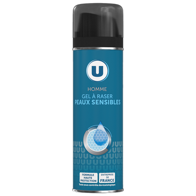 Men's sensitive skin shaving gel U