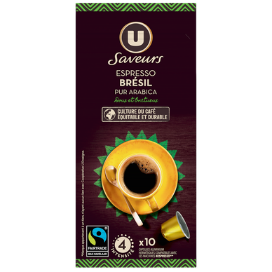 Pure Arabica Brazilian Espresso in pods U
