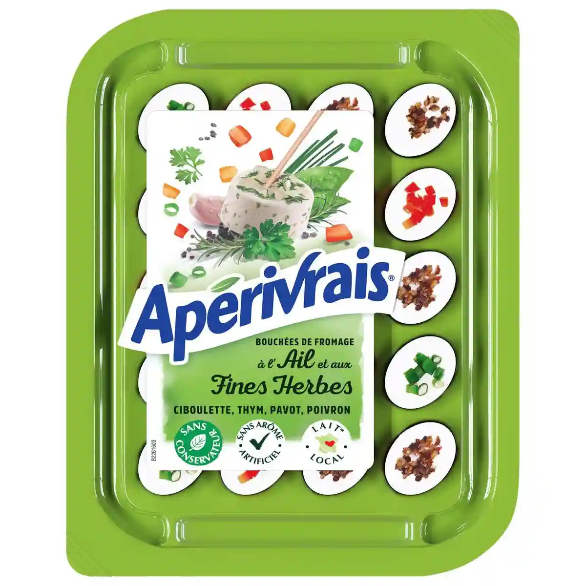 Aperivrais cheese aperitif garlic and herbs