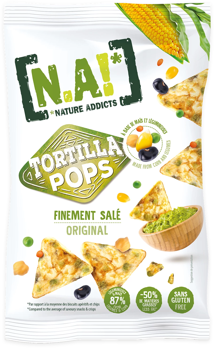 Tortilla pops finement salé N.A!