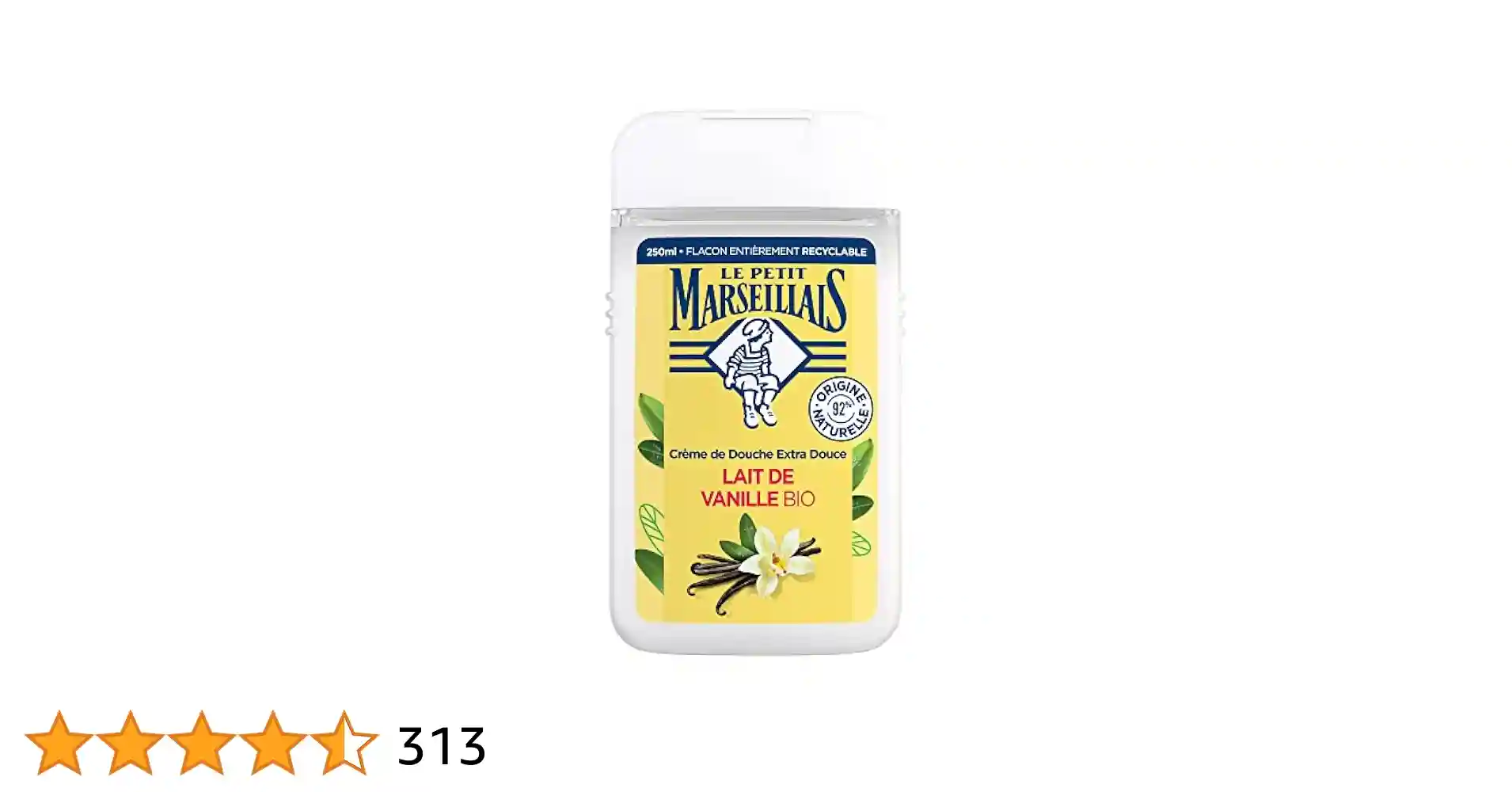 Le petit marseillais bio Vanilla shower gel