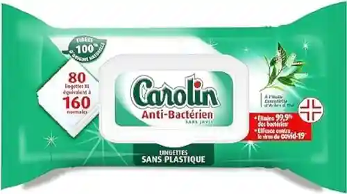 Carolin anti-bacterial wipes