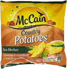 Mc Cain Frites Country Potatoes Herbes 700 g