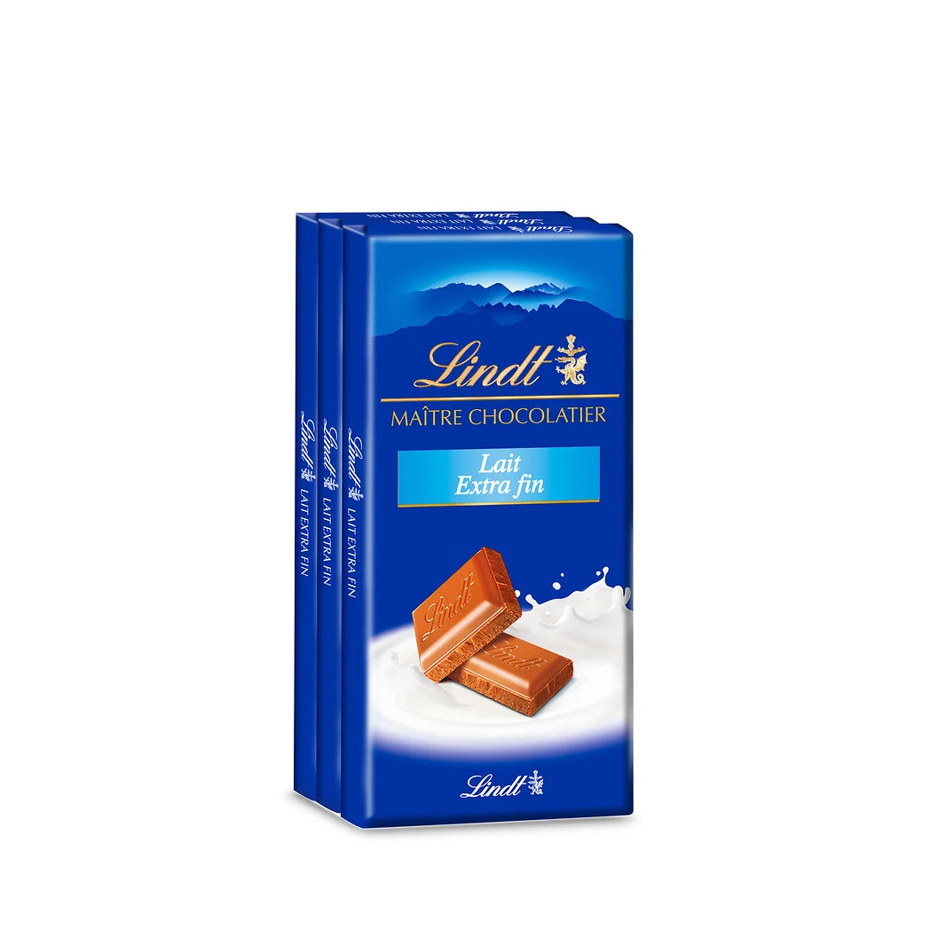 Lindt milk chocolate extra fine