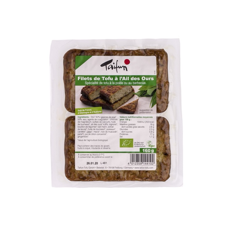 Tofu Fillets with Bear's Garlic