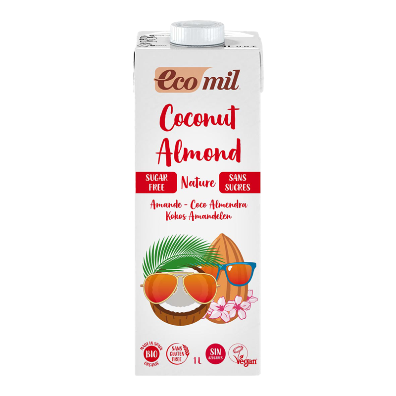 Boisson Coco Amande Sans Sucre 1l