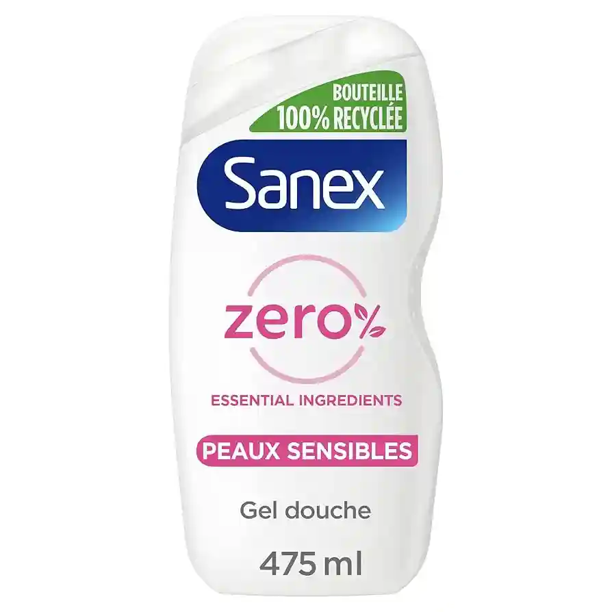 Sanex Hypoallergenic Shower Gel for Sensitive Skin 0%.