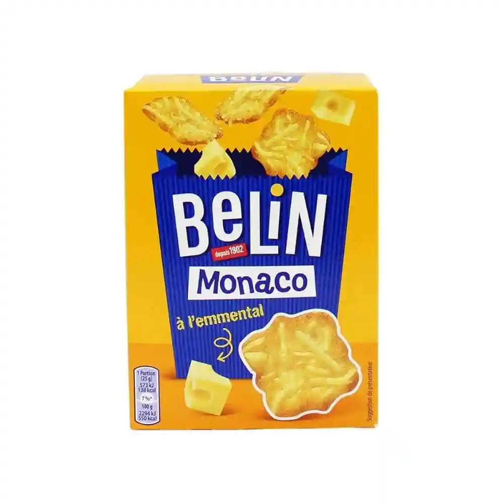 Belin monaco crackers with Emmental cheese