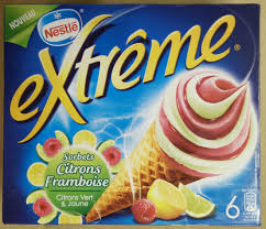 Nestlé Glace Cône Citron Framboises x 6 