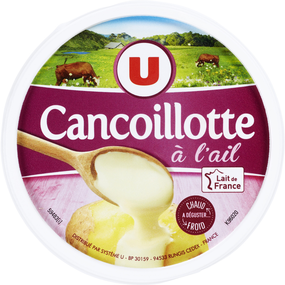 Cancoillotte with garlic and milk U