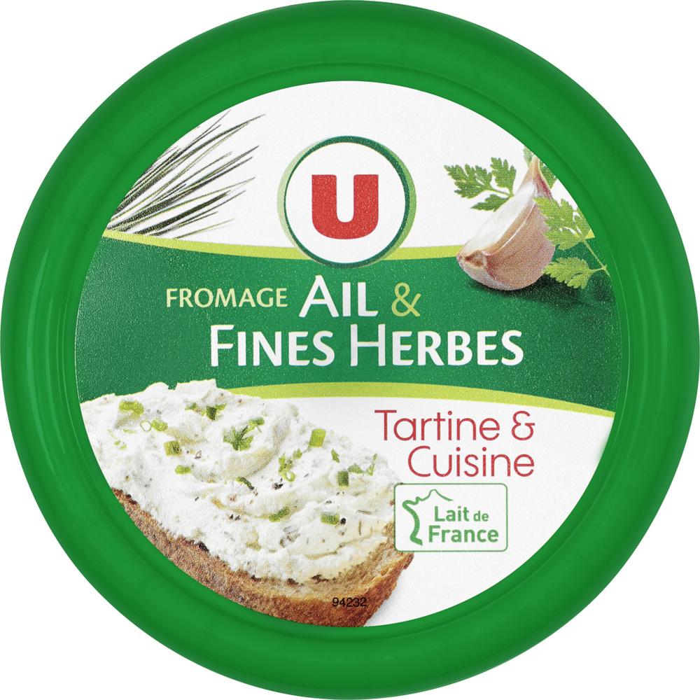 Garlic and Herbs Cheese U