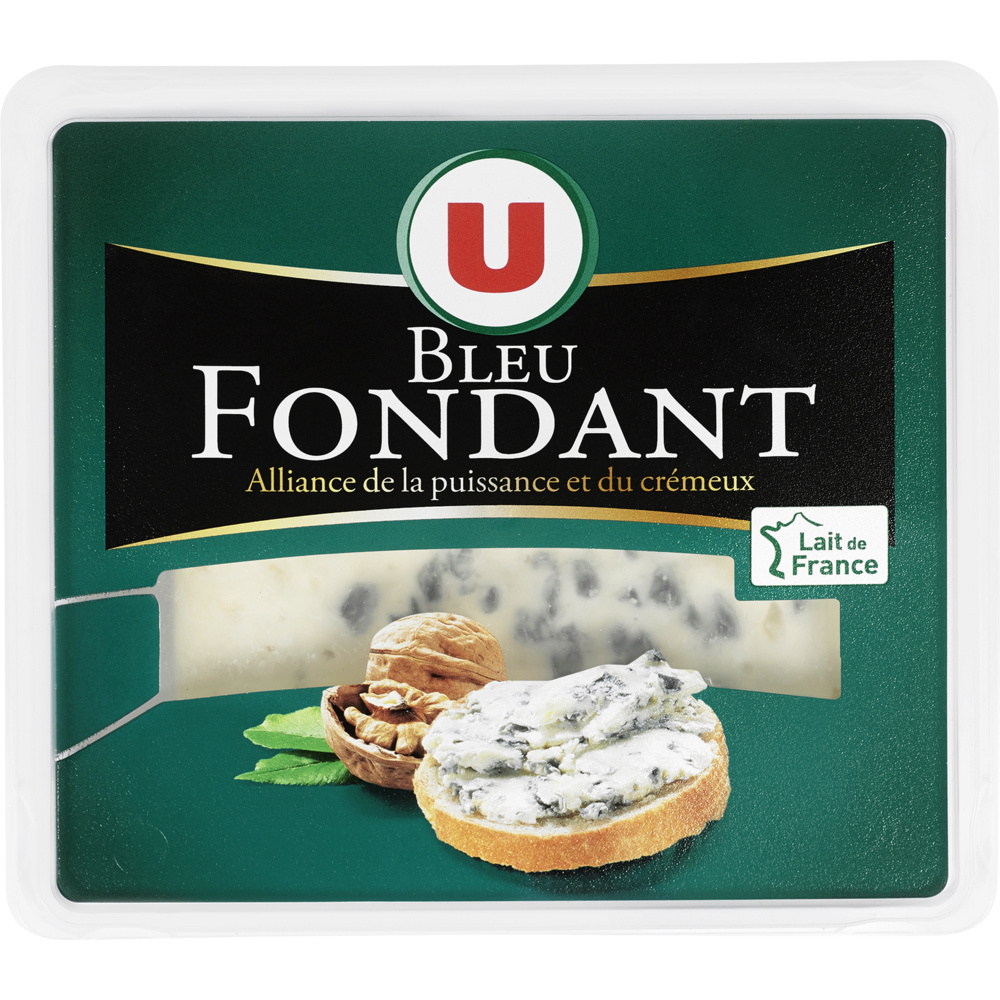 Melting blue cheese U
