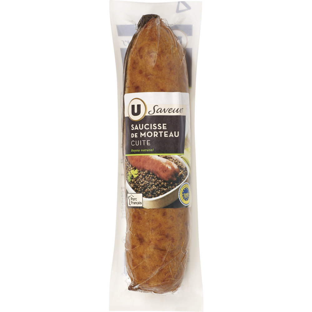 Cooked morteau sausage U