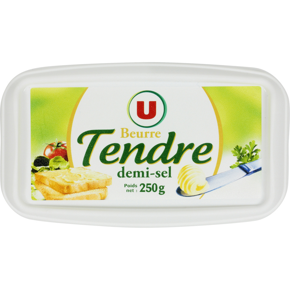 Soft butter spread, semi-salted U