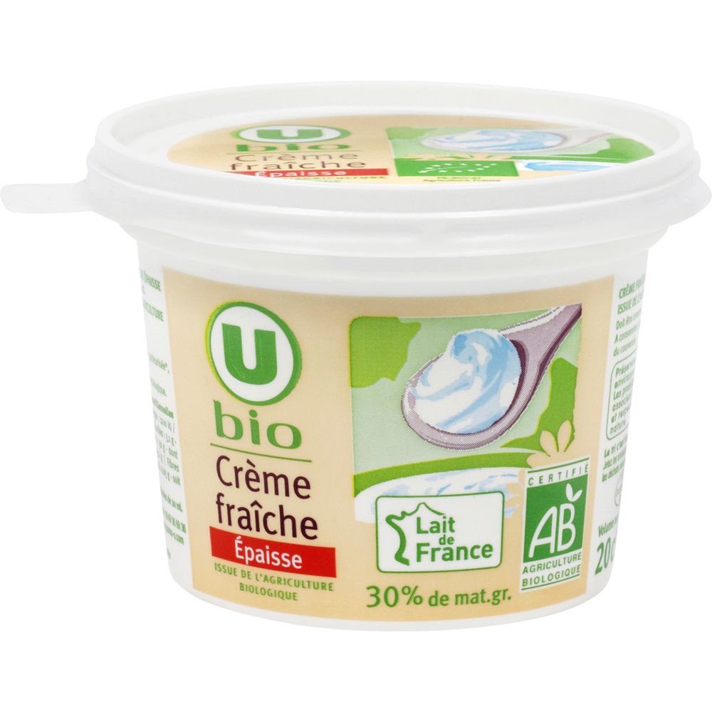 Organic heavy cream 30%MG U