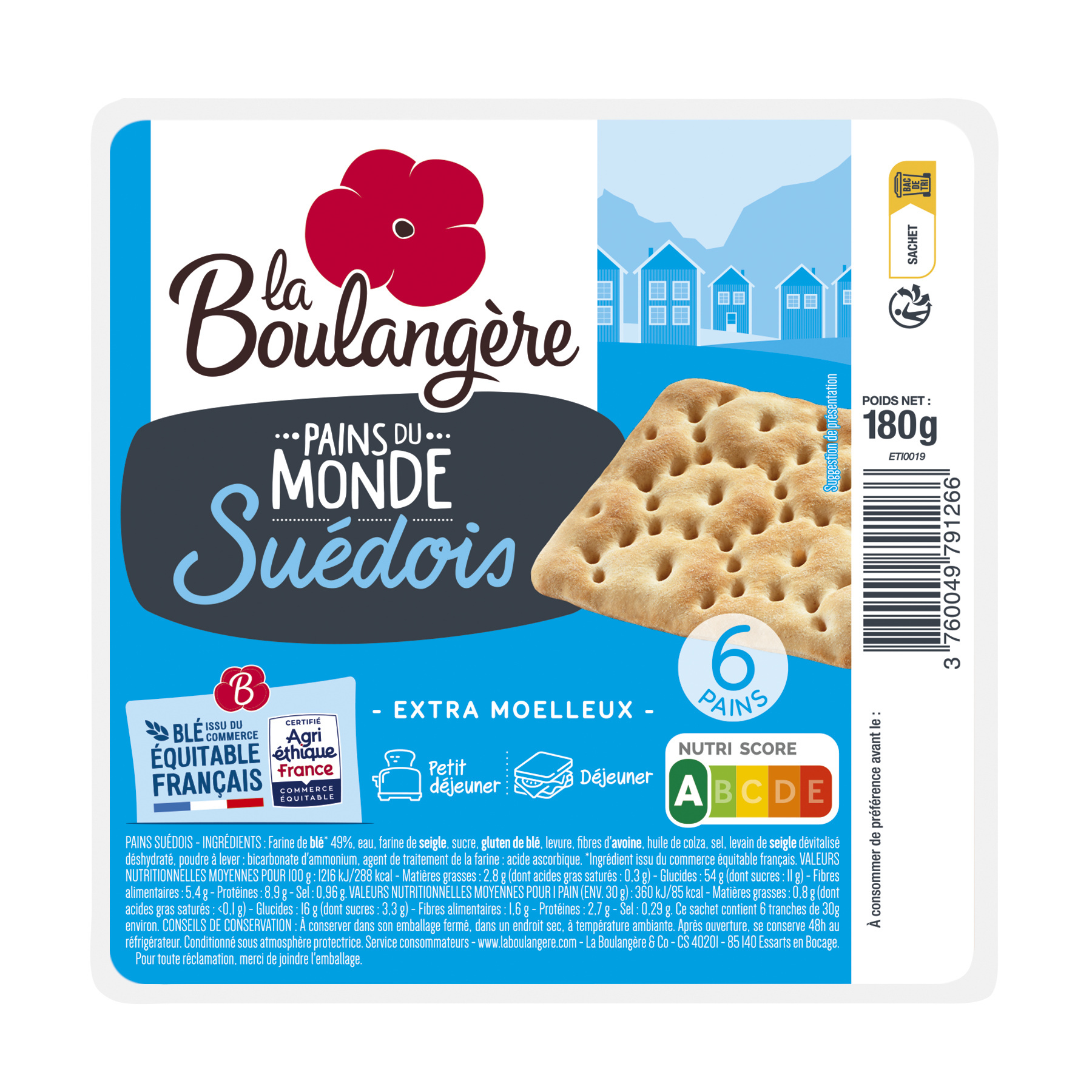 La Boulangere Swedish bread