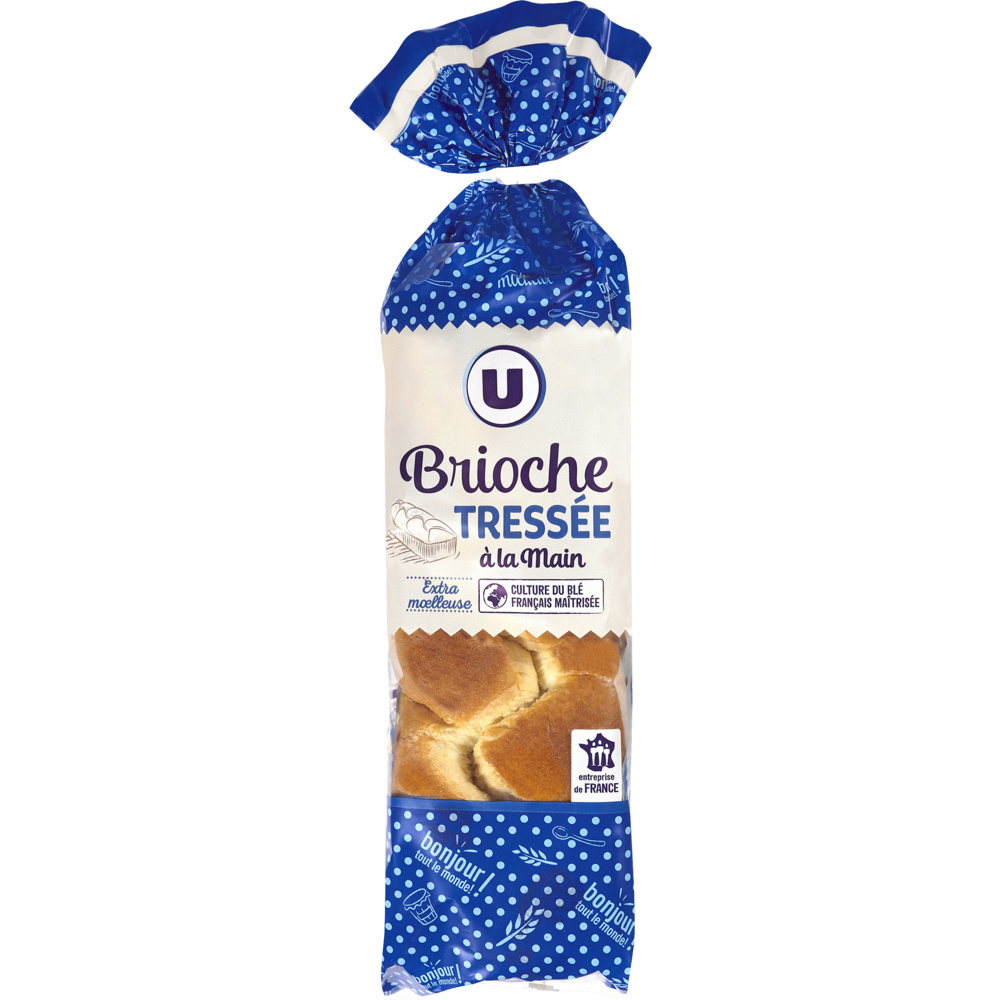 Hand-woven brioche U