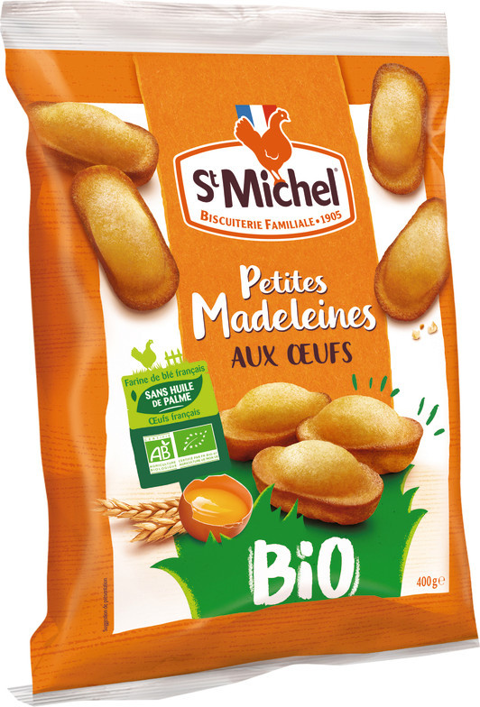 Small madeleines with eggs Saint Michel