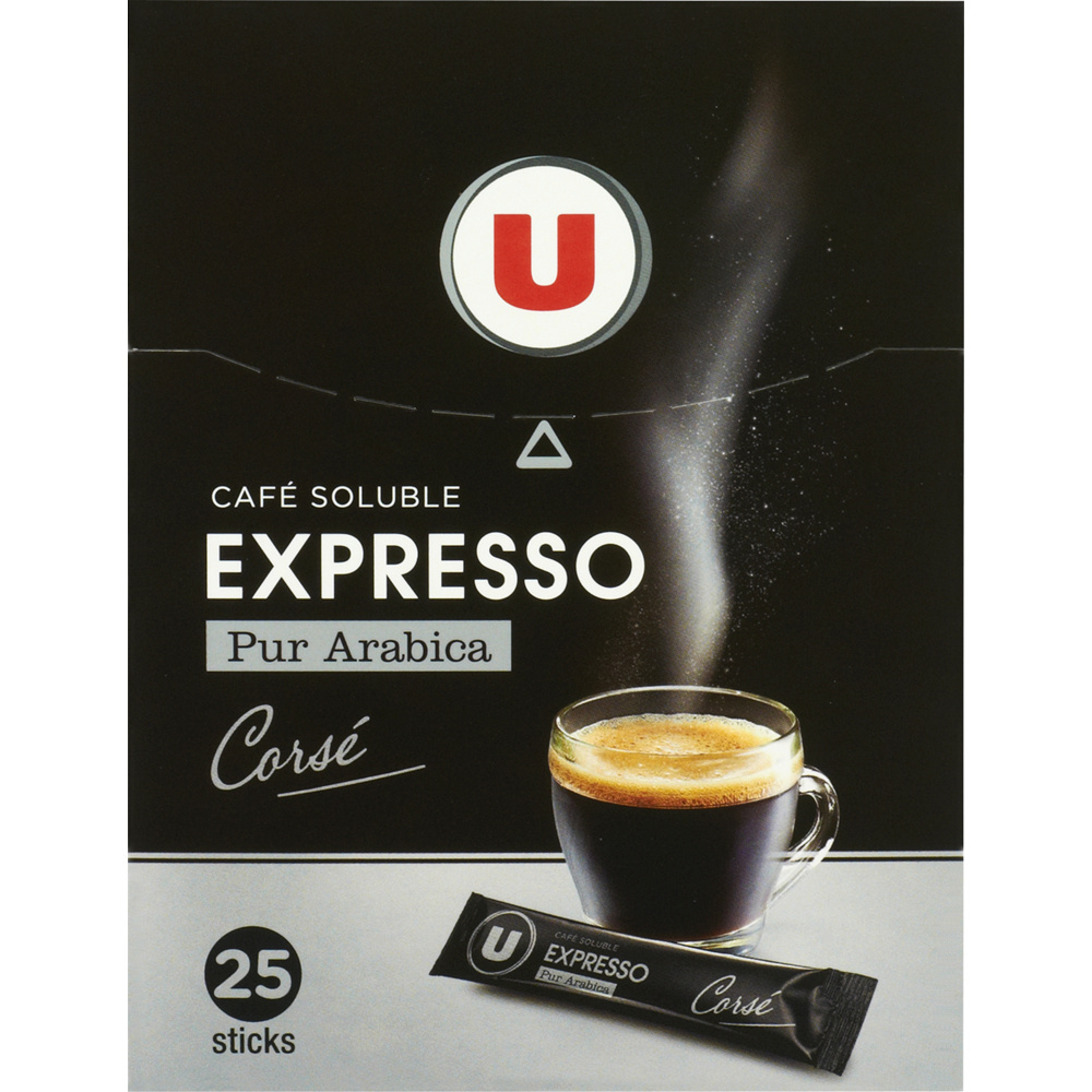 Espresso soluble coffee in stick U
