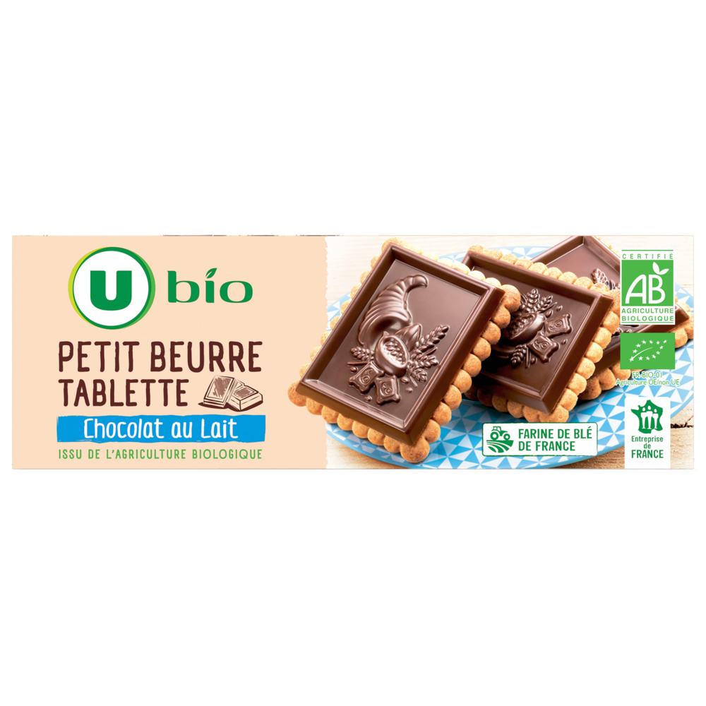 Petit beurre organic milk chocolate bar U