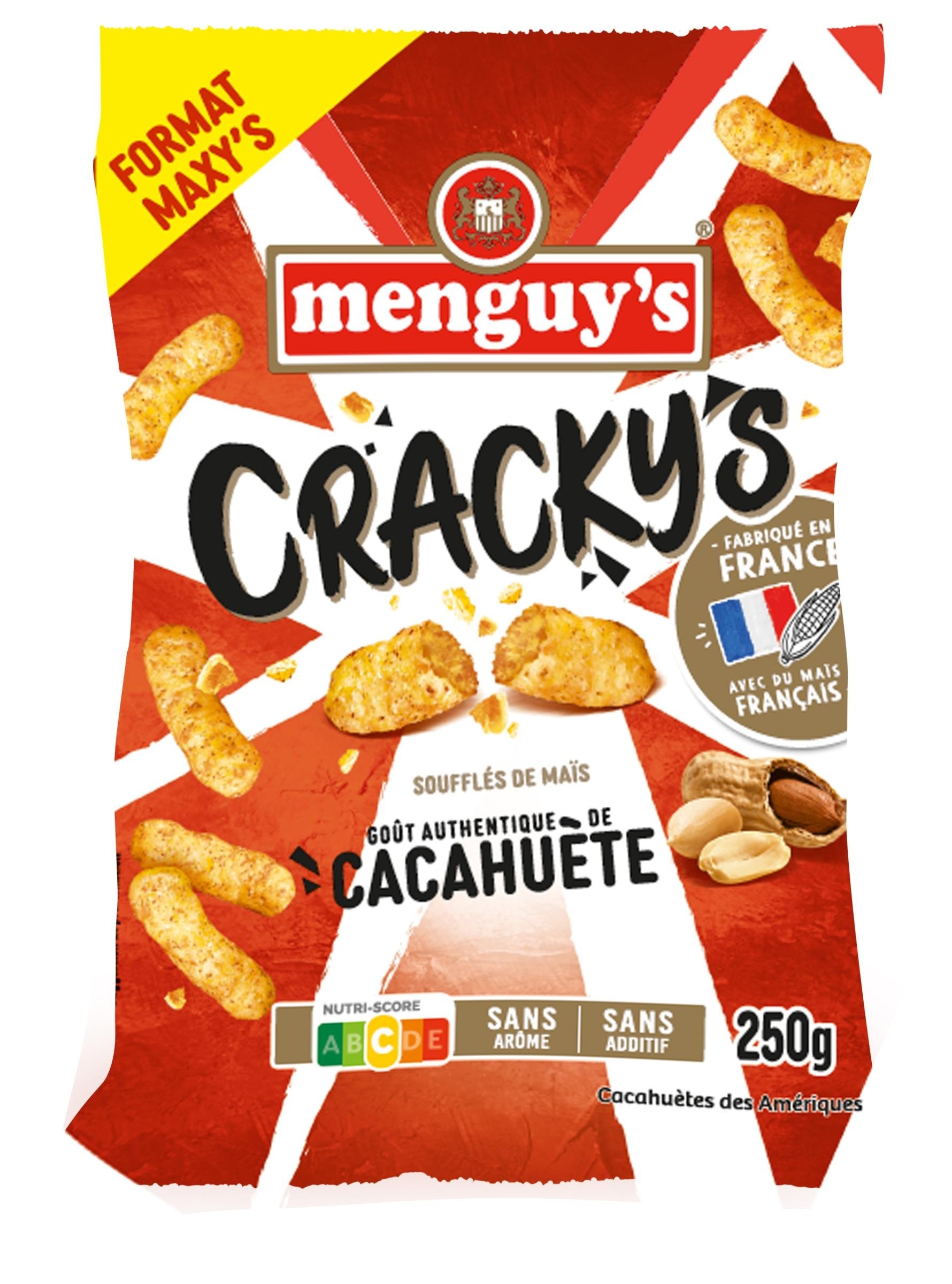 Menguy's Cracky's Peanut Corn Puffs
