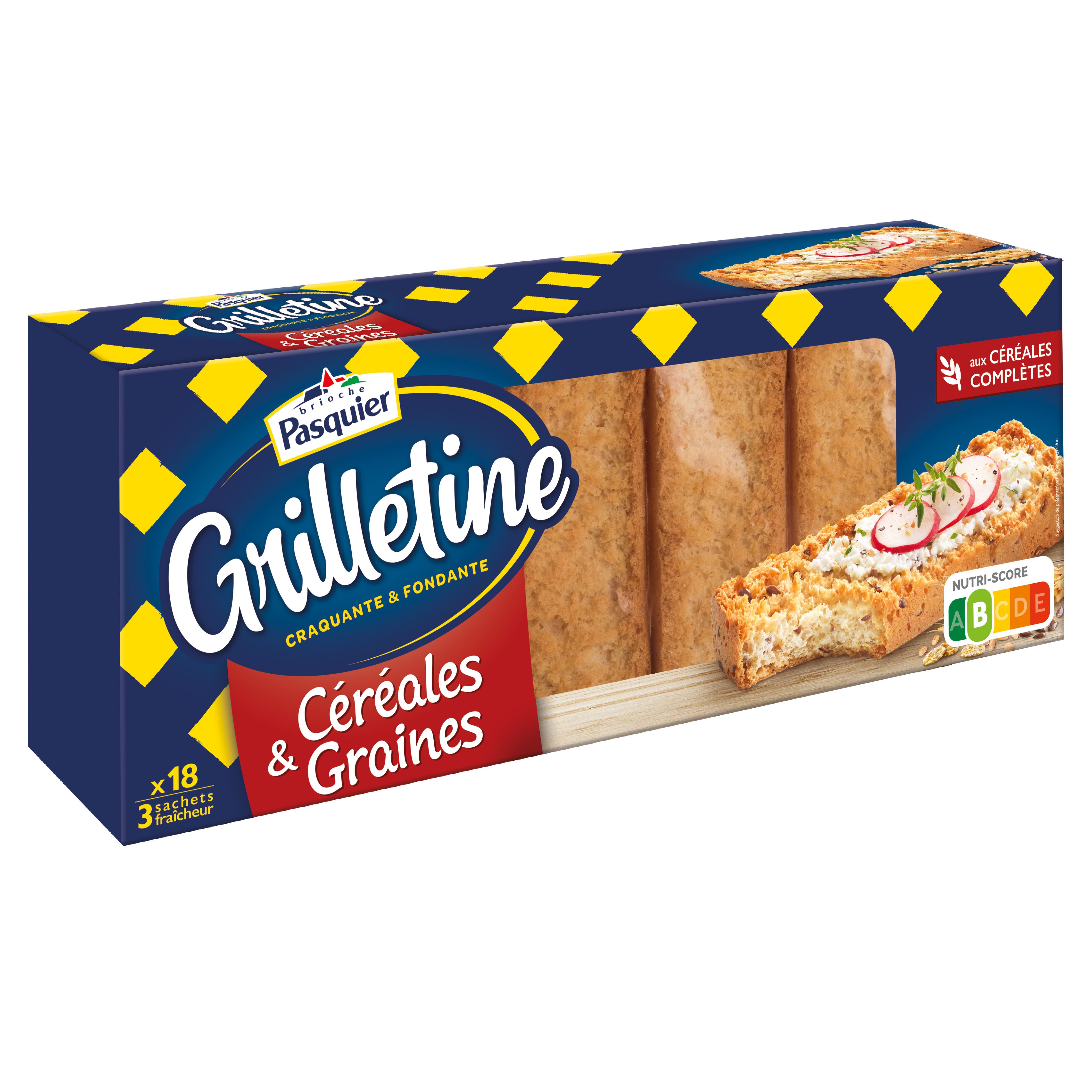 Pasquier Grilletine with Cereals and Seeds