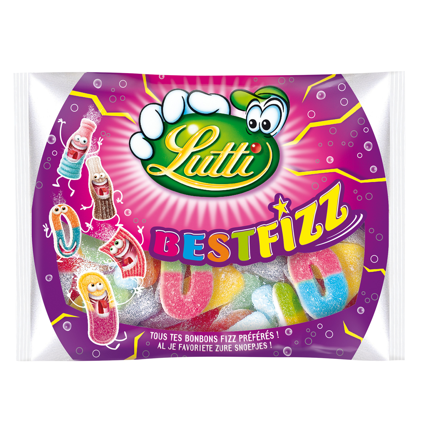 Lutti bestfizz pik candy assortment