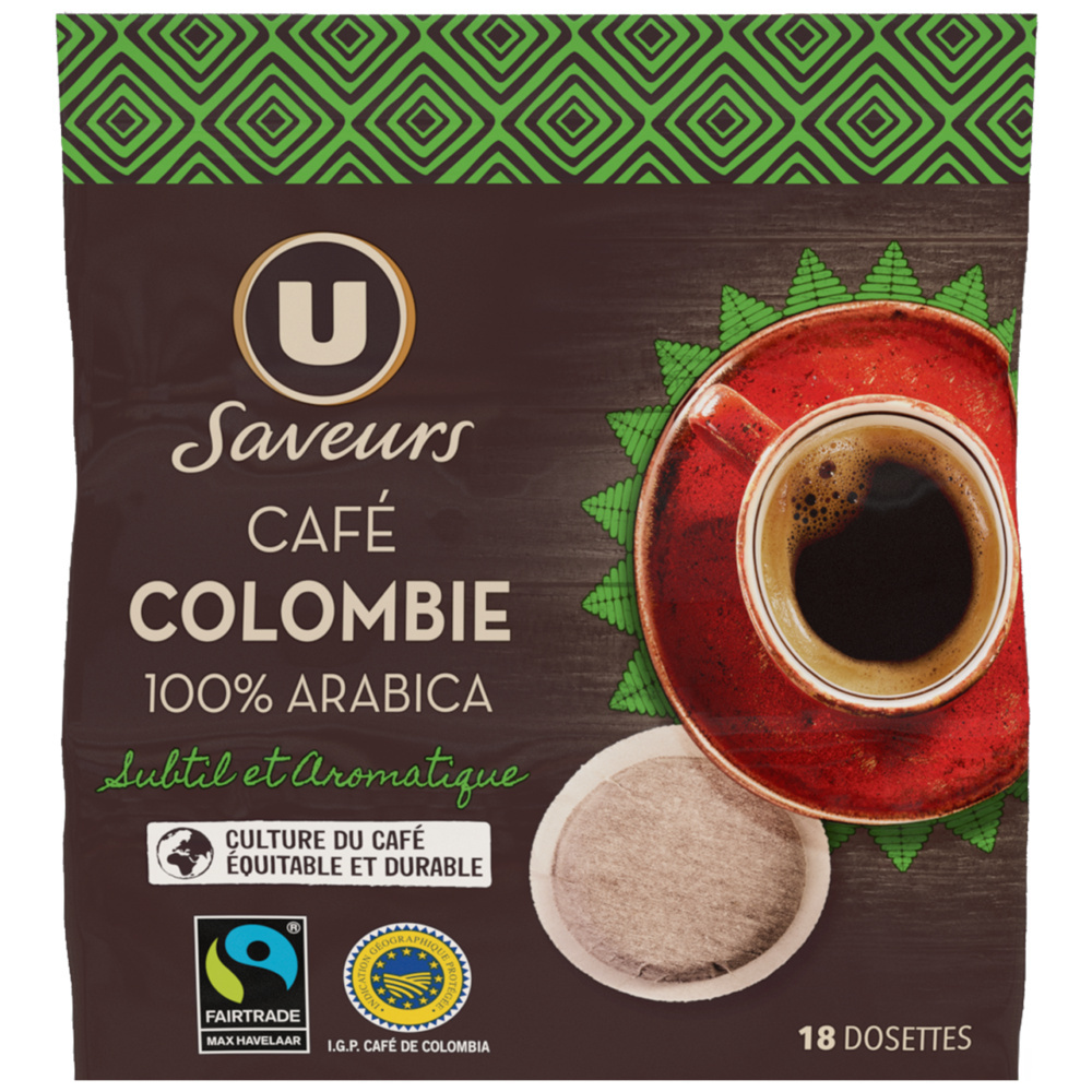 Colombian coffee pods 100% arabica U
