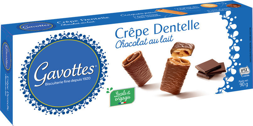 Crêpes dentelle - milk chocolate