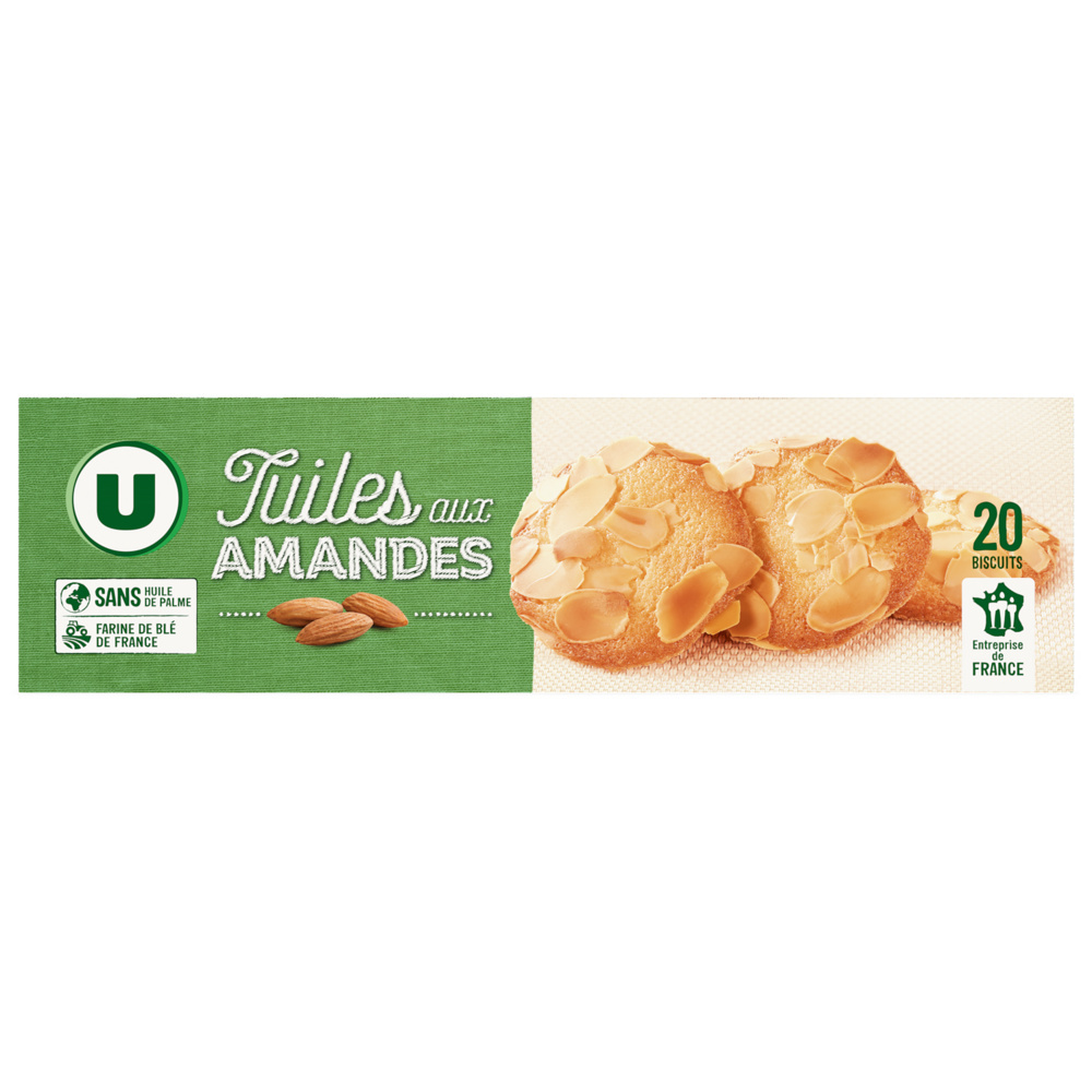 Almond biscuits tiles U