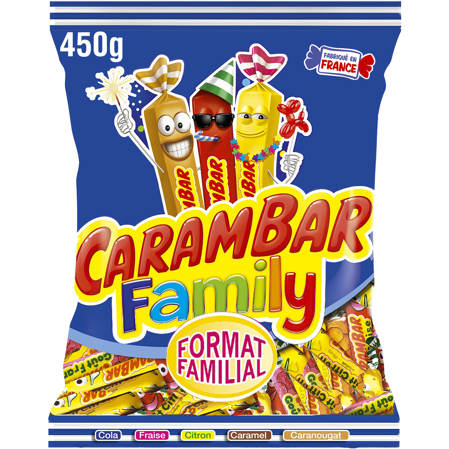 Carambar family size