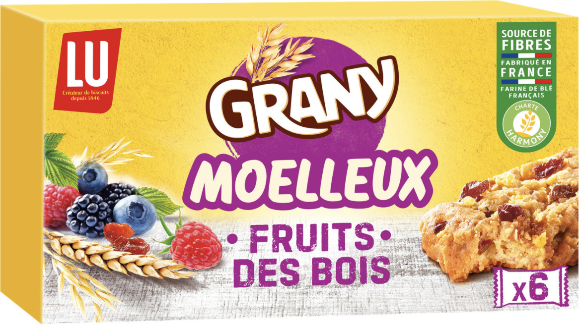 Grany Lu wild berry cereal bars