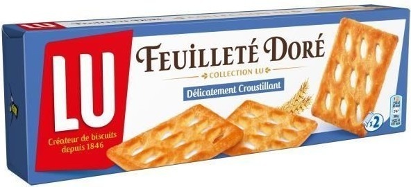 Golden puff pastry LU