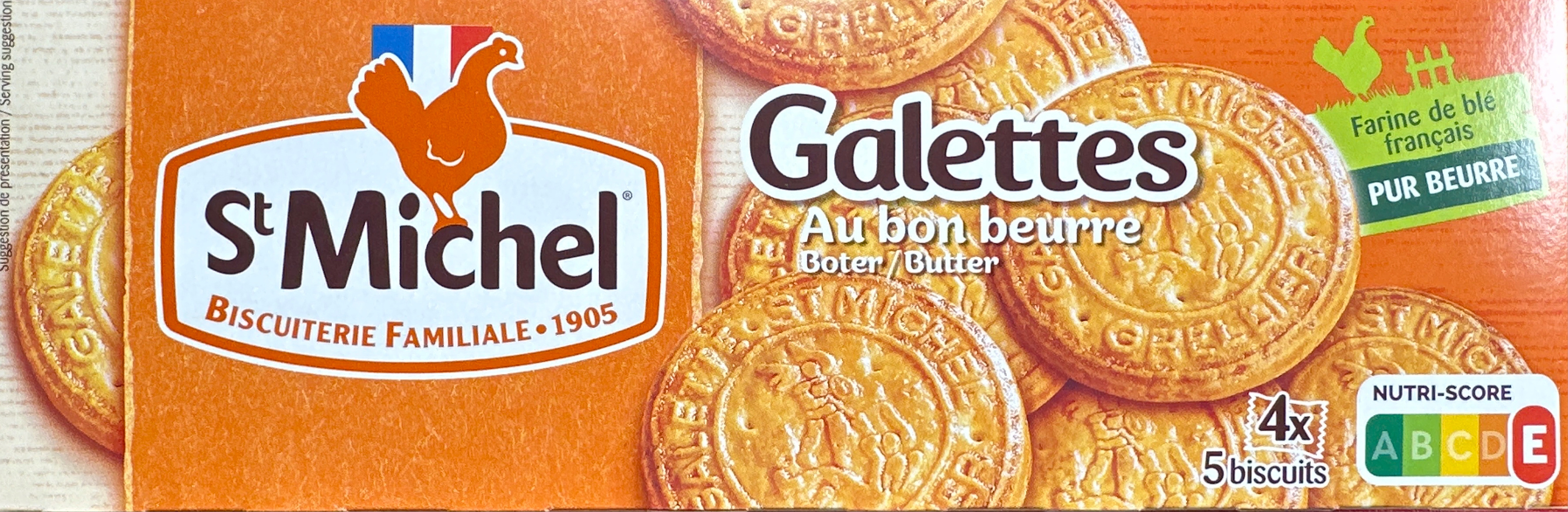 Galettes Saint michel with butter
