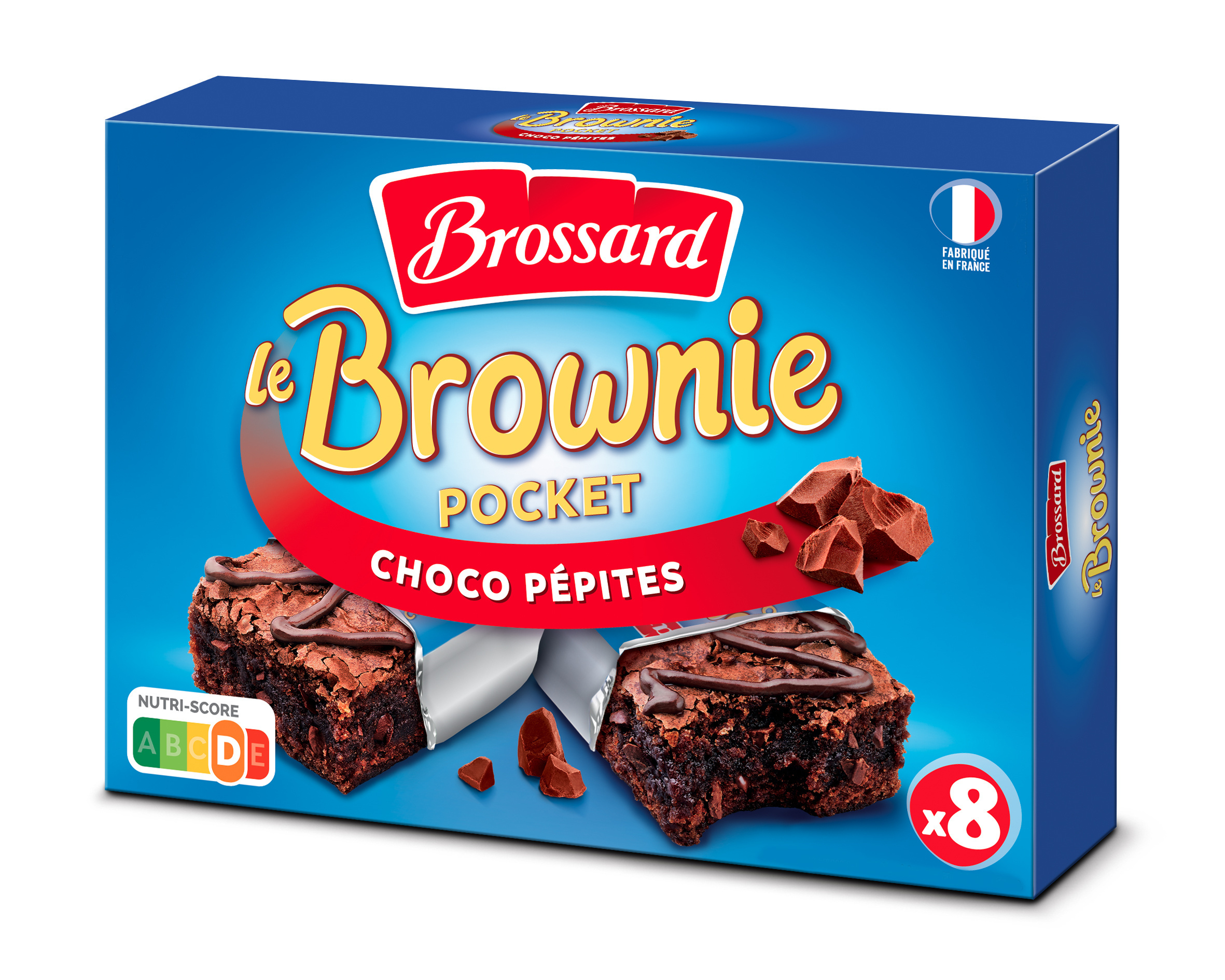 Brossard mini brownie choco pepites 