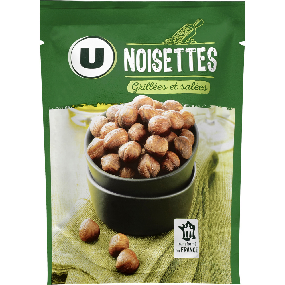 Roasted salted hazelnuts U