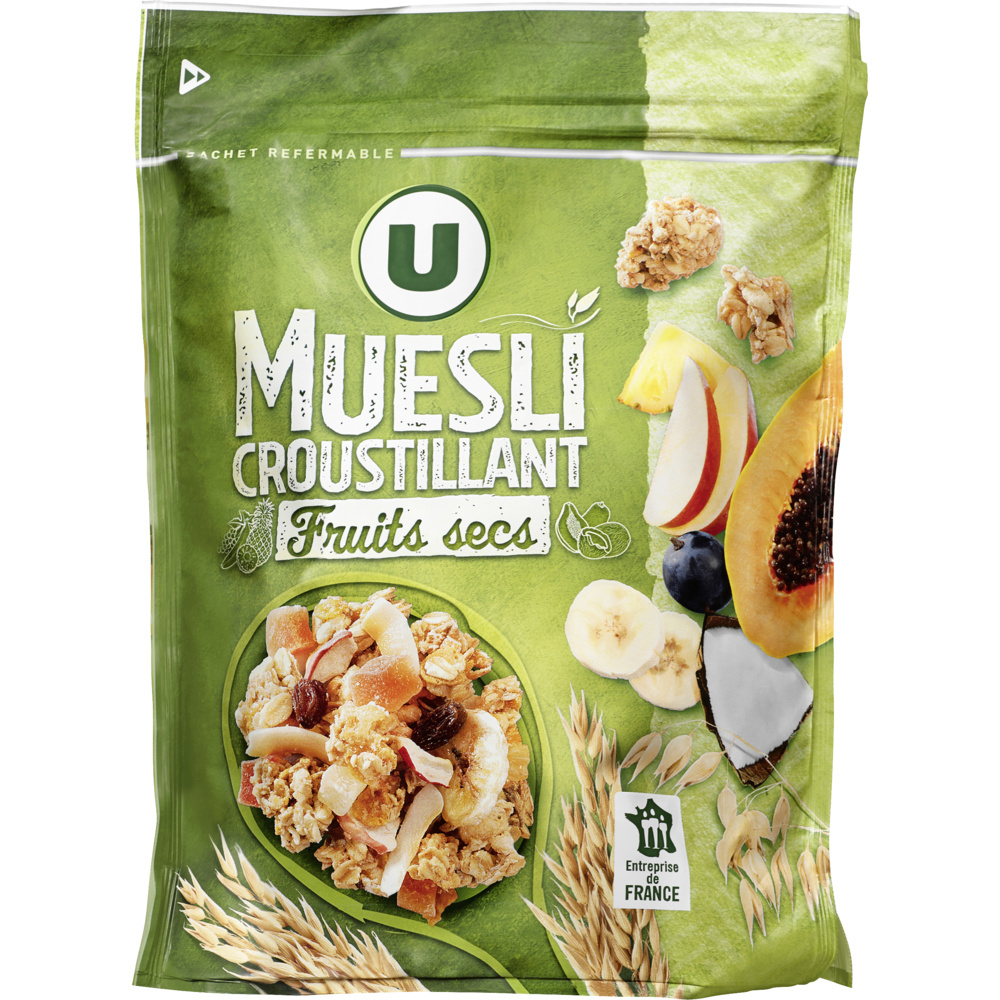 Crunchy muesli with dried fruit U