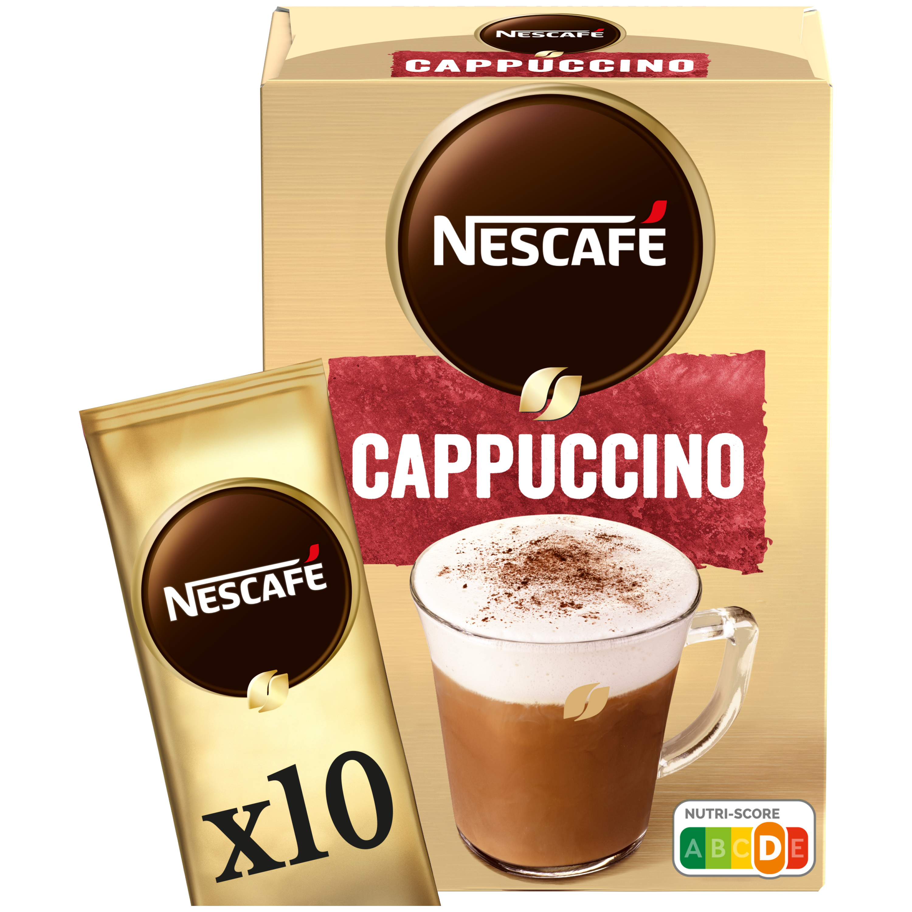 Nescafé cappuccino box of 10 sticks