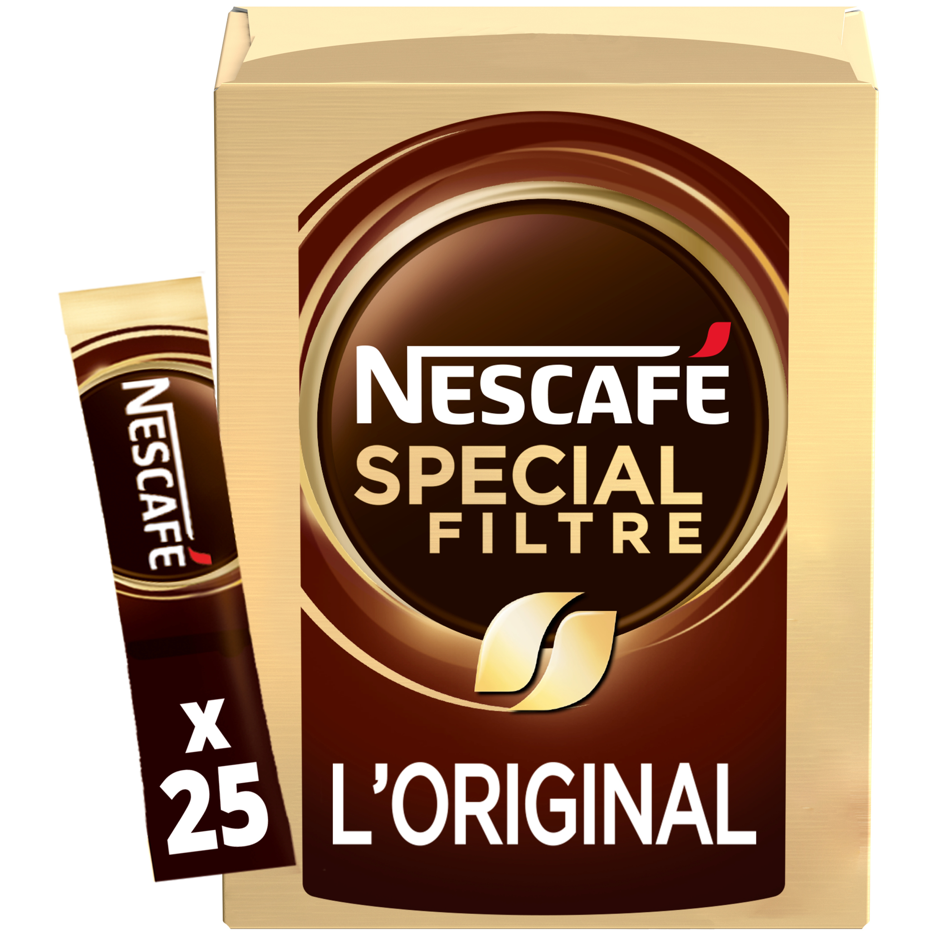 Nescafé Special Filter Original, Soluble Coffee, Box of 25 Sticks