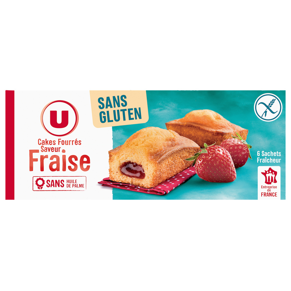 Gluten-free strawberry cakes U