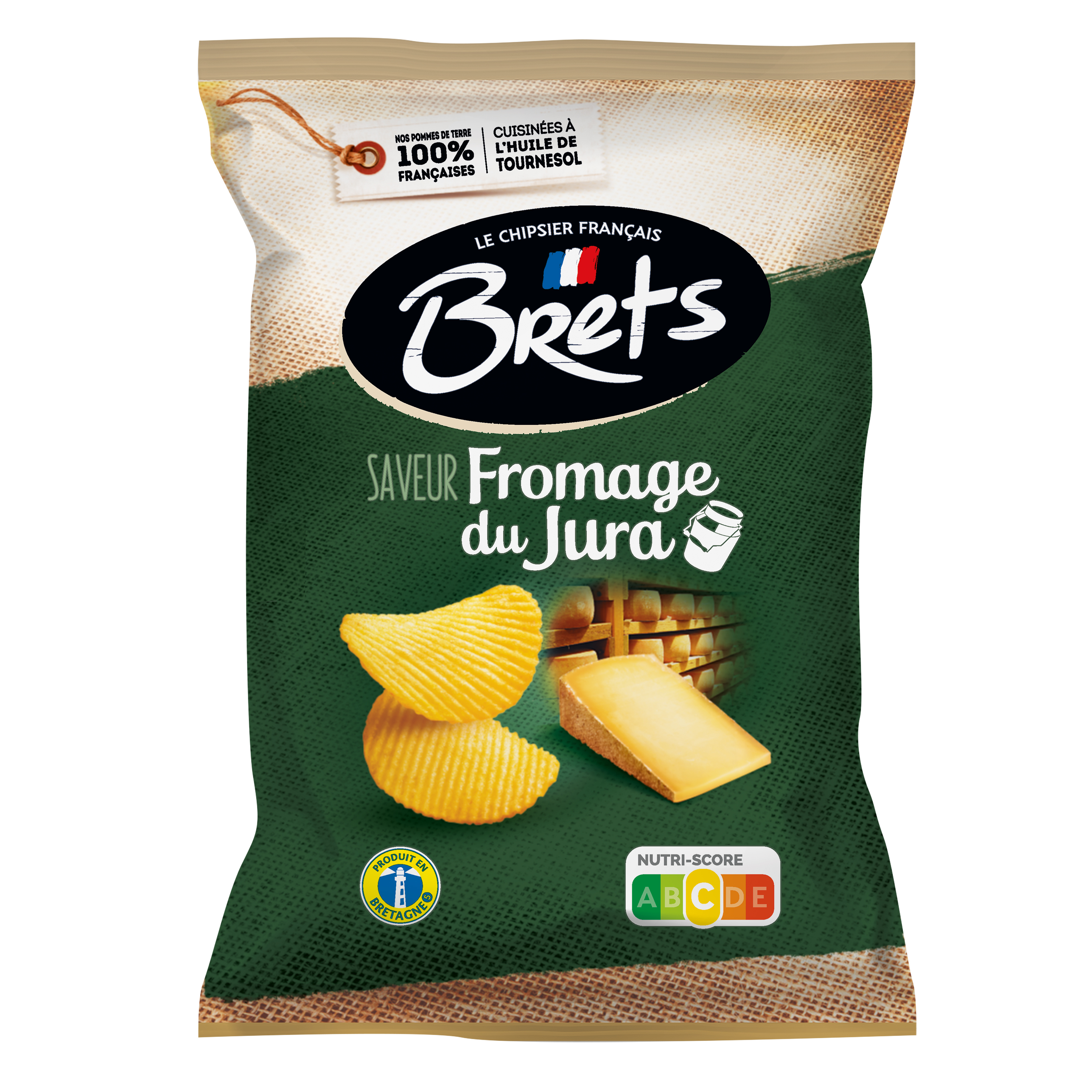 Chips Brets Jura cheese flavor
