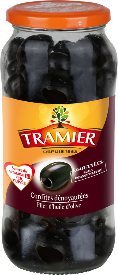 Tramier candied black olives